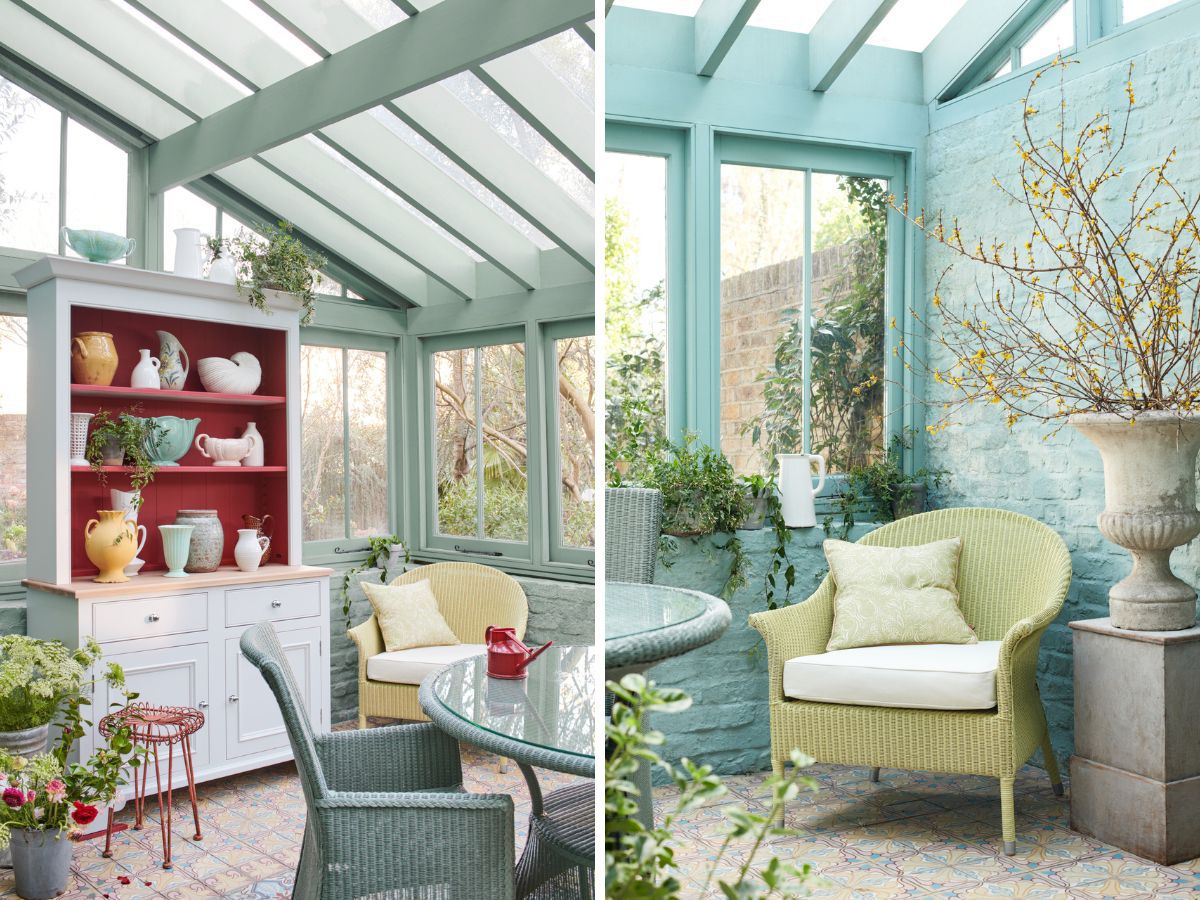 Garden rooms are filled with light